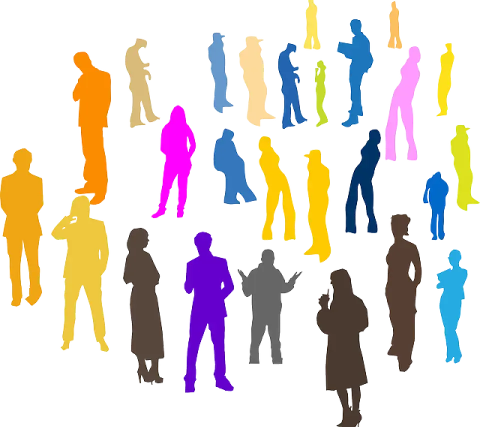 image de population diversité