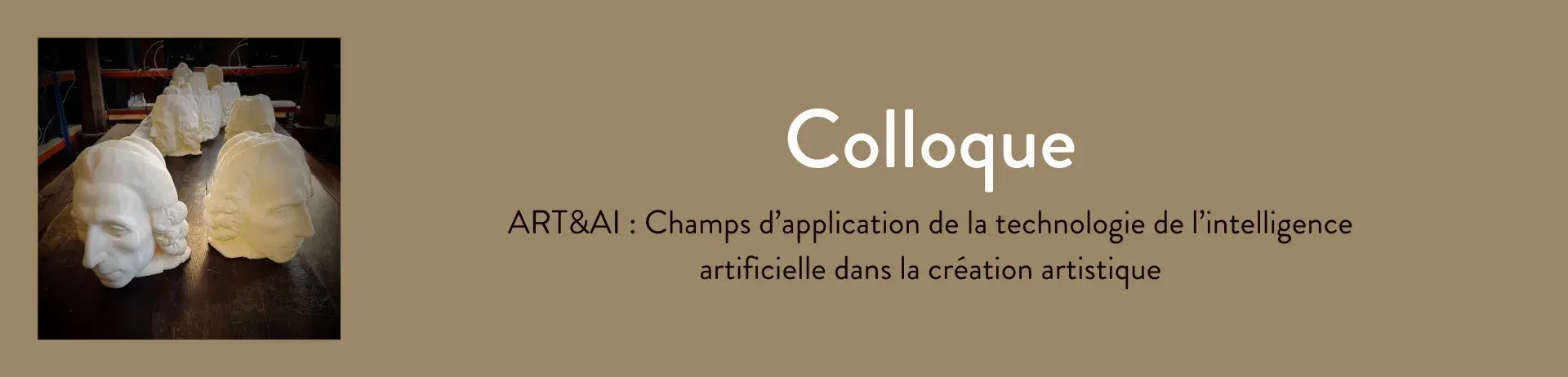 Colloque RT&AI : Champs d’application de la technologie de l’intelligence artificielle dans la création artistique