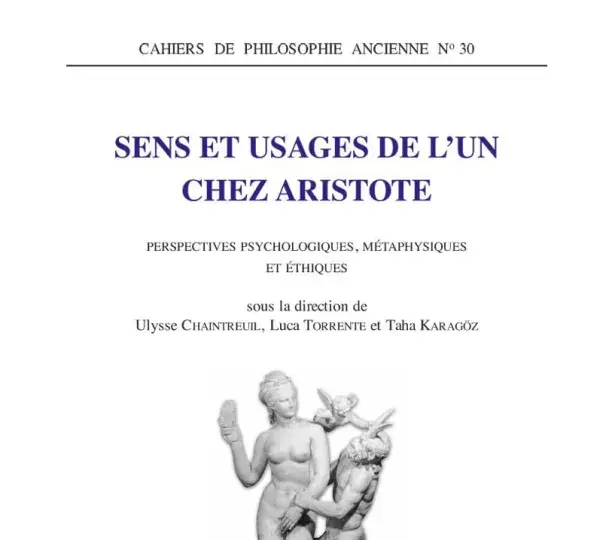 Sens et usages de l’un chez Aristote
